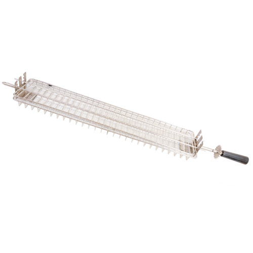 Omcan USA 48192 (48192) Flat Spit Rotisserie Grill & Spatchcock Basket