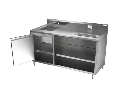 NBR Equipment BEV-7230L Beverage Table/counter