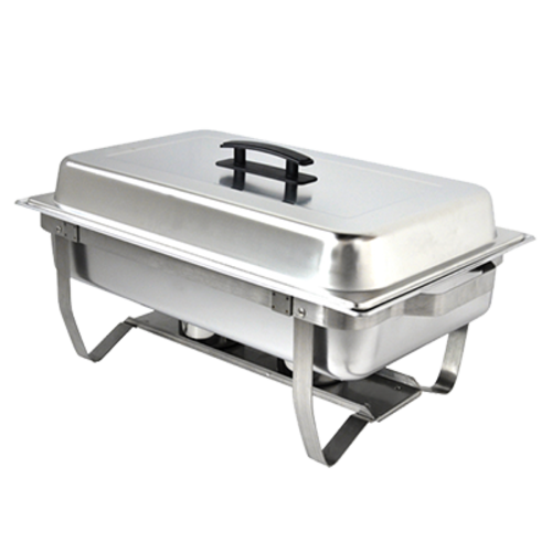Omcan USA 31354 8.5 L / 9 QT Chafing Dish with Foldable Legs