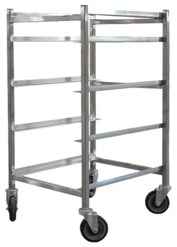 Omcan USA 31755 Stainless Steel Universal Flat Top Rack with 5 Slides and 9 Spacing