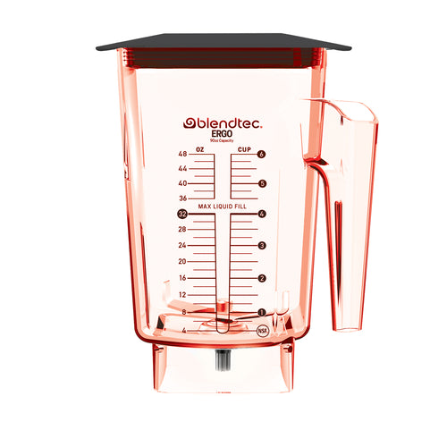 Blendtec 40-637-68 Jar Kit, WS+, Red, HL Red, Ergo, Commercial