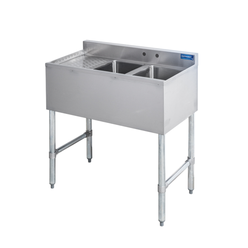 Sapphire Manufacturing SMBS-2L Underbar Sink