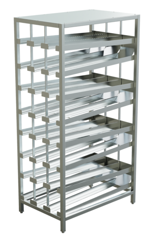 Winholt CR-156F-BUC FIFO Can Rack