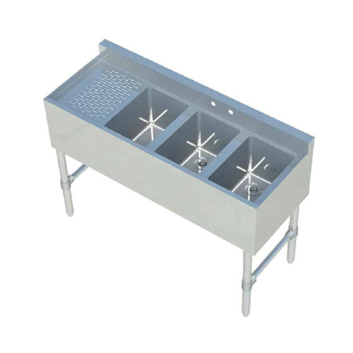 Sapphire Manufacturing SMBS-3L Underbar Sink