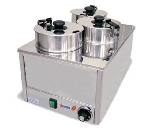 Omcan USA 11390 (FW-TW-0012) Triple Food Warmer