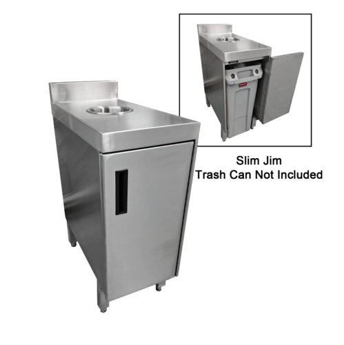 NBR Equipment TRC-1224 Trash Receptacle Cabinets