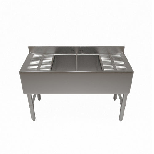 NBR Equipment UW-4-101410-72LR Slim-Line Underbar Sink Unit