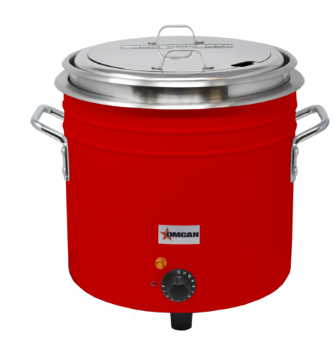 Omcan USA 44426 (FW-TW-5000-R) Retro Stock Pot Kettle