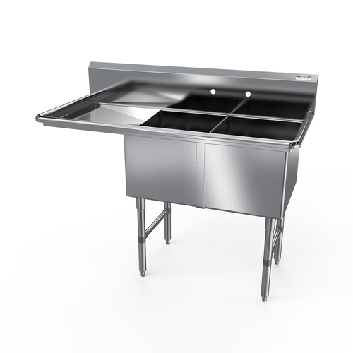 NBR Equipment 2SS-182414L18 Premium Sink