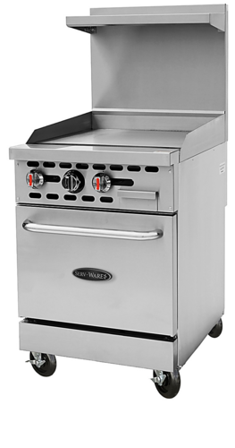 Serv-Ware SWGO-24 Serv-Ware - Gas Cooking - 24" Gas Griddle Top Range