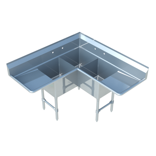 Sapphire Manufacturing SMCS-3-2424D Corner Sink