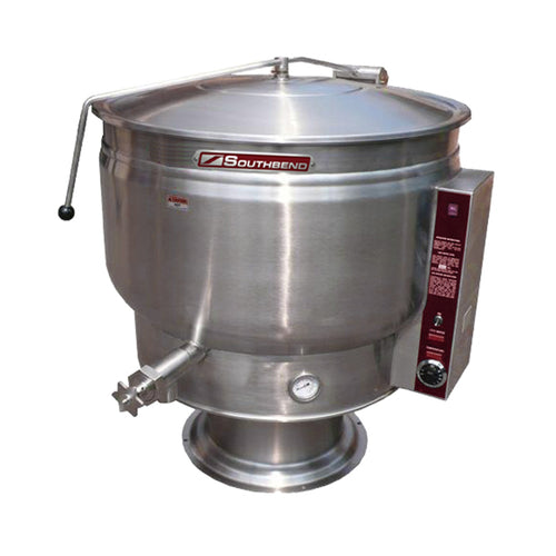 Southbend (Middleby) KEPS-40F ELECTRIC STEAM KETTLE - STATIONARY PED, Full JACKET 40 GAL, 208V