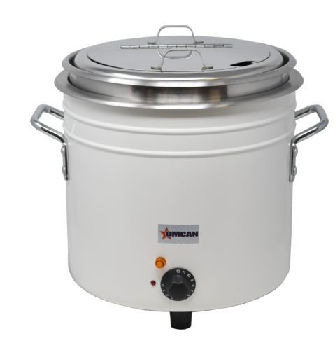 Omcan USA 46708 (FW-TW-5000-W) Retro Stock Pot Kettle