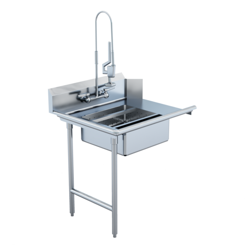 Winholt SDT-16-S-48L Straight Soiled Dish Table