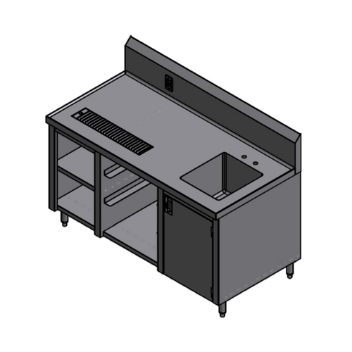 Winholt STCT-GRS3060-GFI-BC-R Beverage Counter
