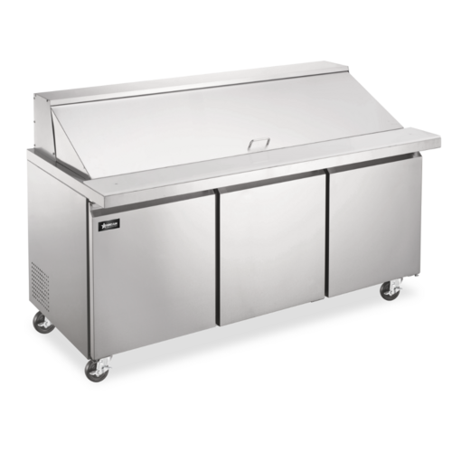 Omcan USA 50130 (PT-CN-1787-M-HC) Mega Top Salad / Sandwich Prep Table