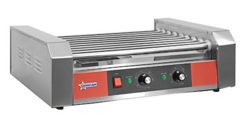 Omcan USA 44692 1.17 kW Hotdog Roller with 9 Rollers