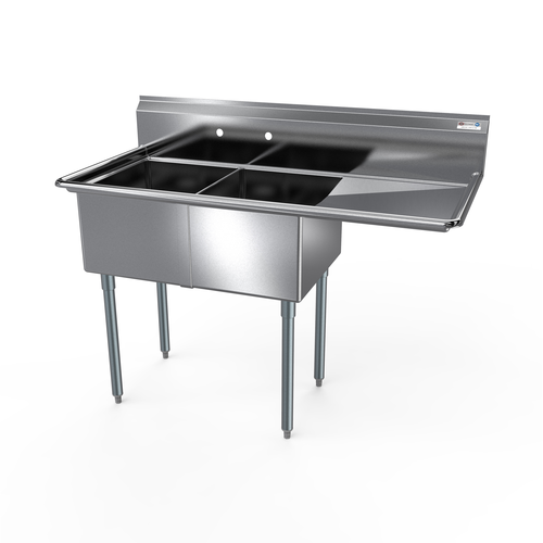 NBR Equipment 2SG-242414R24 Economy Sink