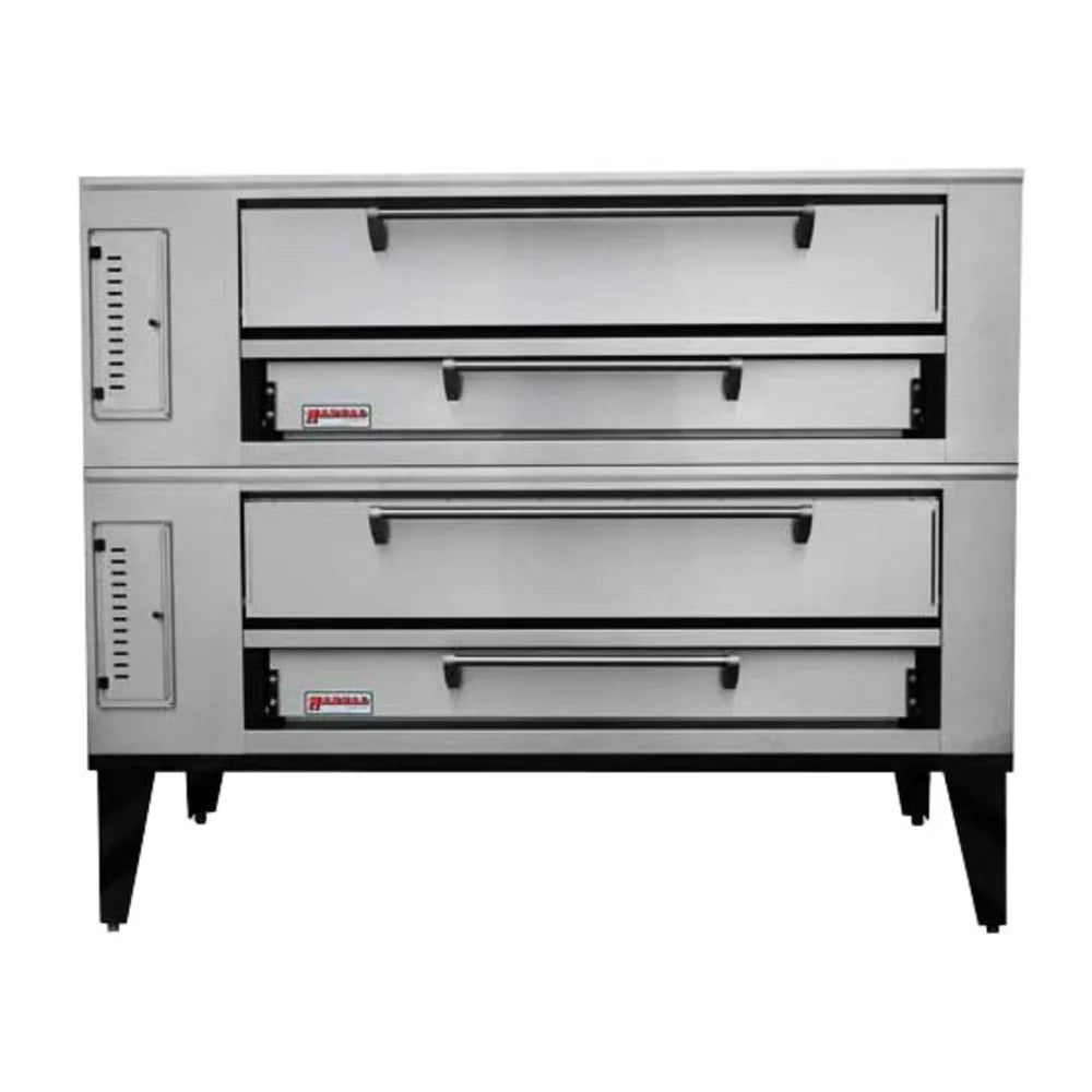 Marsal SD-660 80" Stacked Deck Pizza Oven-Natural Gas-260,000 BTU's