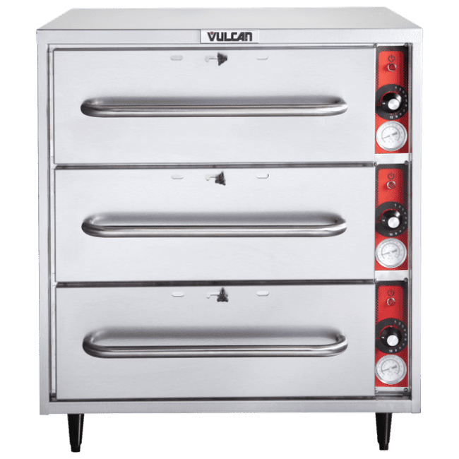 Vulcan VW3S Commercial Standard Electric 3 Drawer Warmer