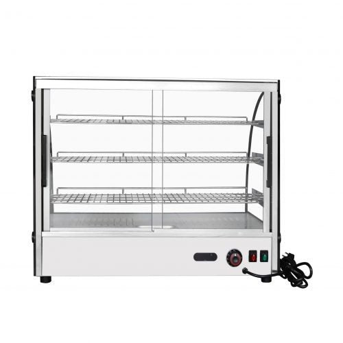 Cook Rite CHDC-44 — Countertop Heated Curved Display Case (4.4 cu ft)