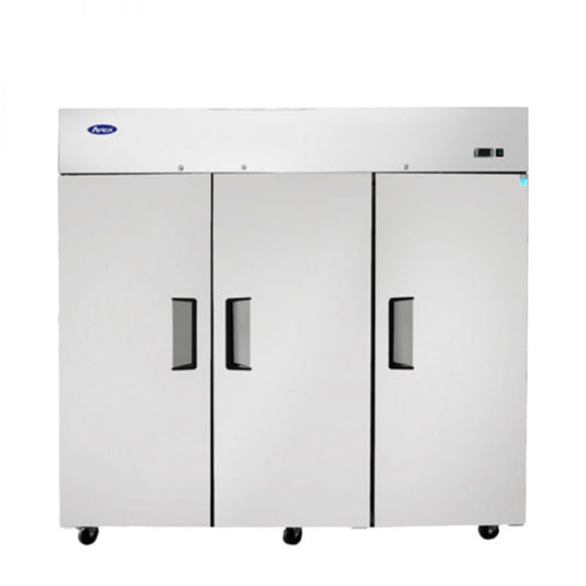 Atosa MBF8006GR — Top Mount Three (3) Door Reach-in Refrigerator