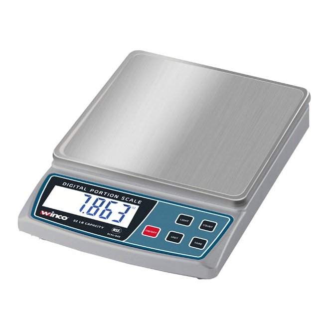 Winco SCAL-D22 22lb Digital Portion Scale