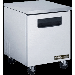 Blue Air Commercial Refrigeration Reach-In UnderCounter Freezer 28'