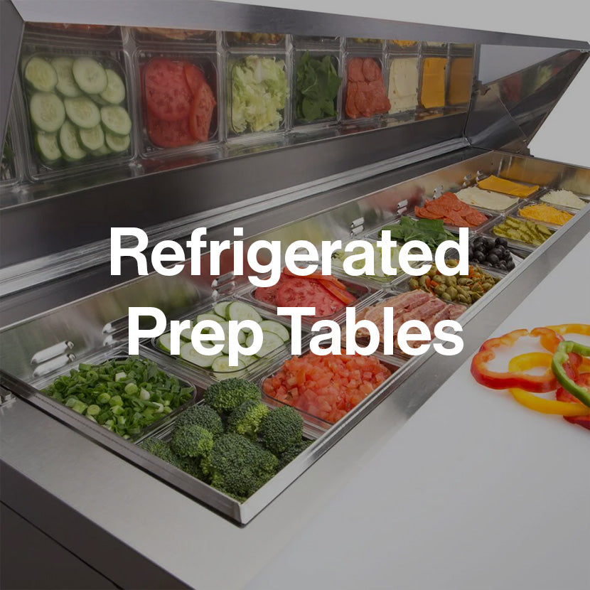 Prep Table Rvt Refrigerated Prep Tables
