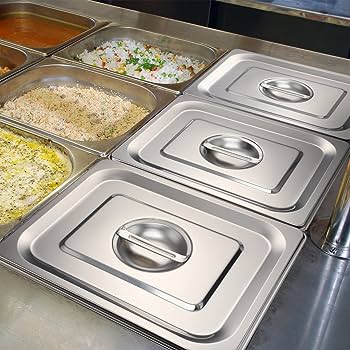 Stainless Steel Food Pan Lids