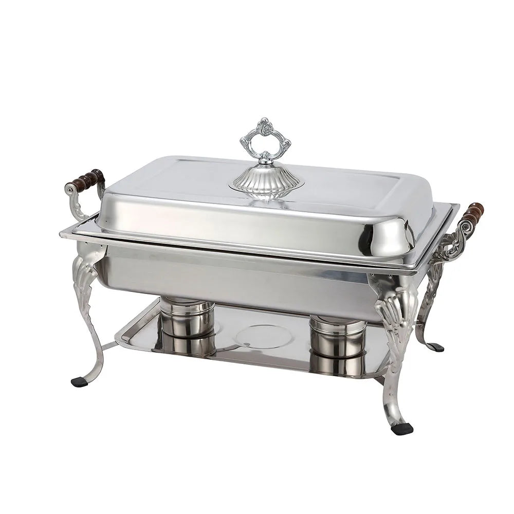 Winco 408-1 Crown 8 Qt. Full Size Chafer