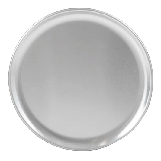 Winco APZC-8 8" Coupe-Style Aluminum Pizza Pan