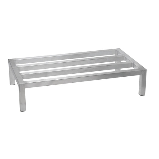 Winco ASDR-1424 24" Aluminum Dunnage Rack with 8" Height - 1200 lbs. Capacity