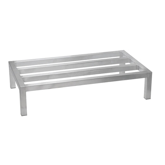 Winco ADRK-2048 48" Aluminum Dunnage Rack with 12" Height - 1500 lbs. Capacity