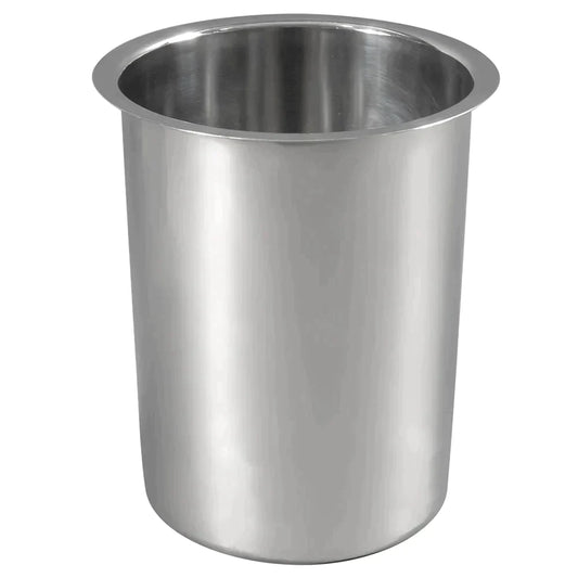 Winco BAM-12 12 qt. Mirror Finish Stainless Steel Bain Marie Pot