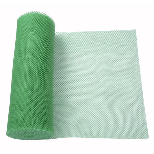 Winco BL-240G 2' Green Plastic Mesh Bar Mat / Shelf Liner