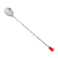 Winco BPS-11 11" Red Ball Bar Spoon