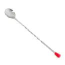 Winco BPS-11 11" Red Ball Bar Spoon