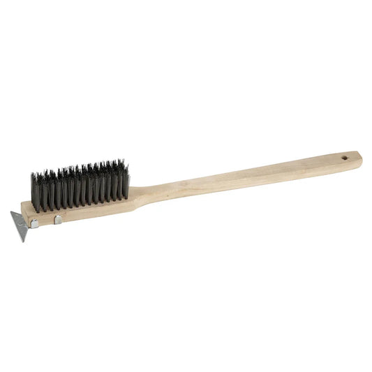 Winco BR-500 20" Heavy Duty Wire Brush with Steel Bristles