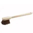 Winco BRP-20 Pot Brush with 20" Wood Handle with Coir Bristles
