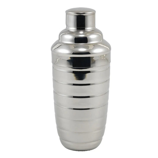 Winco BS-3B Stainless Steel 24 oz. Three Piece Beehive Cocktail Shaker Set