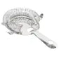 Winco BST-4P 4 Prong Stainless Steel Cocktail / Bar Strainer