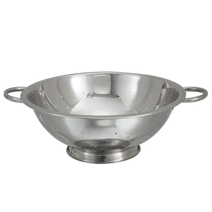 Winco COD-14 14 qt. Stainless Steel Colander with Base