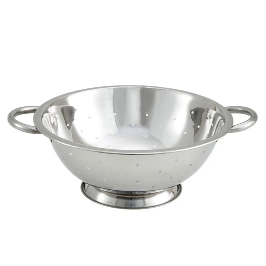 Winco COD-3 3 qt. Stainless Steel Colander with Base