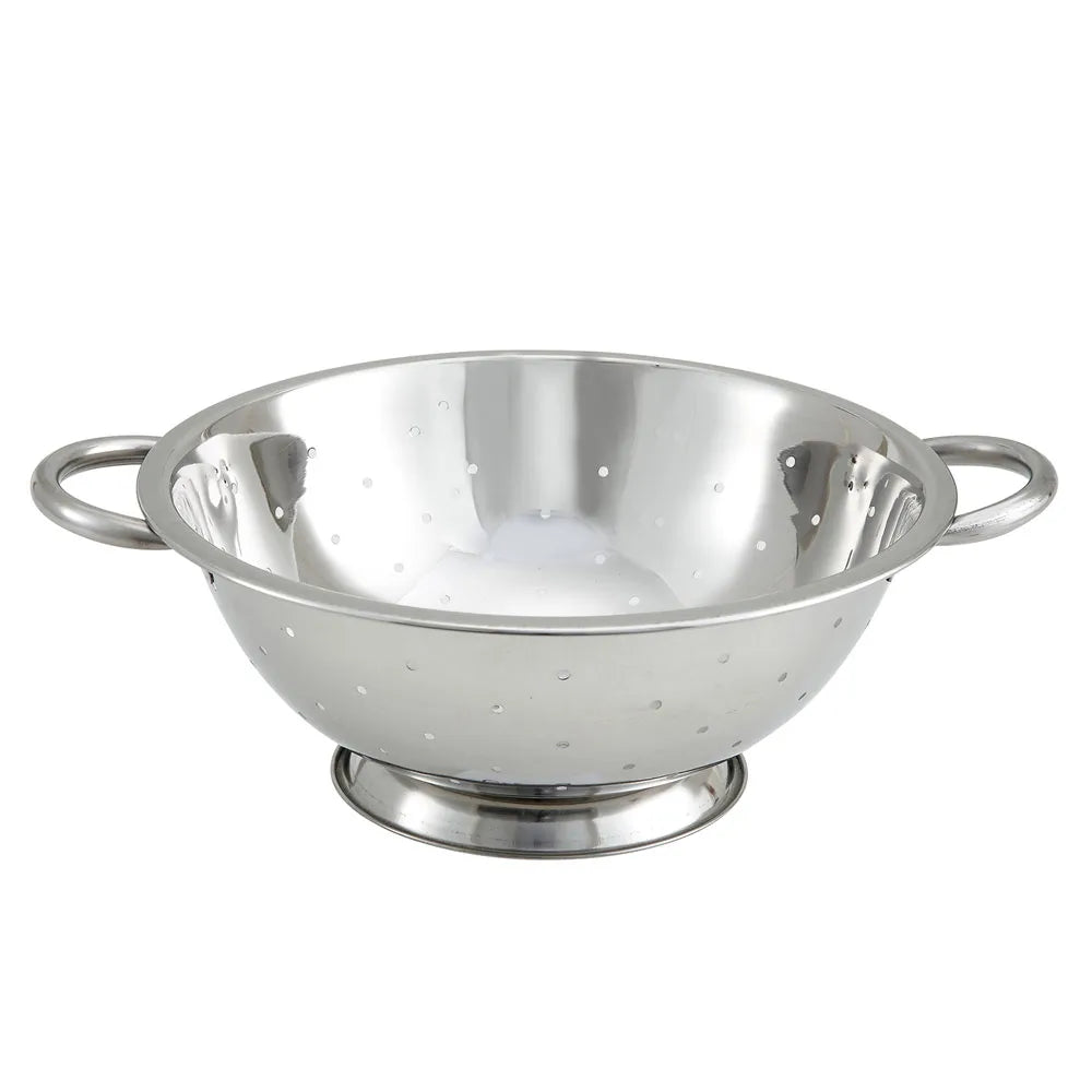 Fine Mesh Strainer Winco Chinese Style Colander, Small Holes Stainless Steel T 728509 Fine Mesh Strainer Winco Chinese Style Colander, Small Holes Stainless Steel T 728509