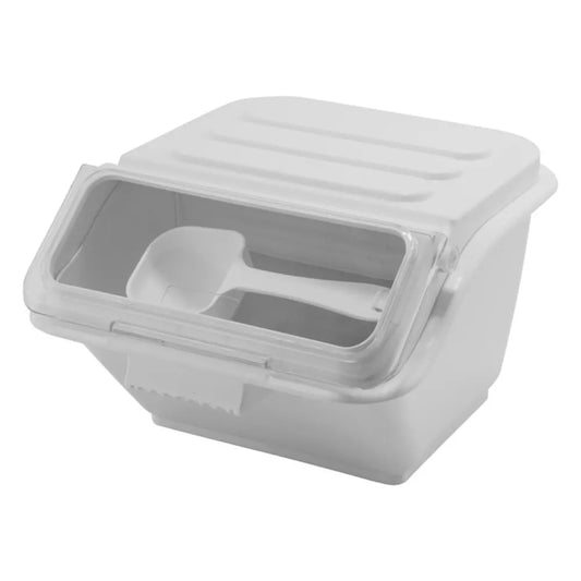 Winco IB-2S 2 Gallon Shelf Ingredient Bin - 40 Cup Capacity w/ Lid