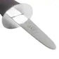 Winco KCL-5P 6-3/4" Oyster/Clam Knife with Black Plastic Handle