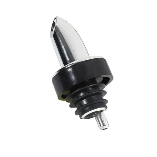 Winco PP-C Chrome Plated Free Flow Pourer with Black Collar