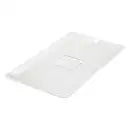 Winco SP7100C Full Size Clear Polycarbonate Slotted Food Pan Cover