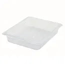 Winco SP7202 1/2 Size Clear Polycarbonate Food Pan, 2 1/2" Deep